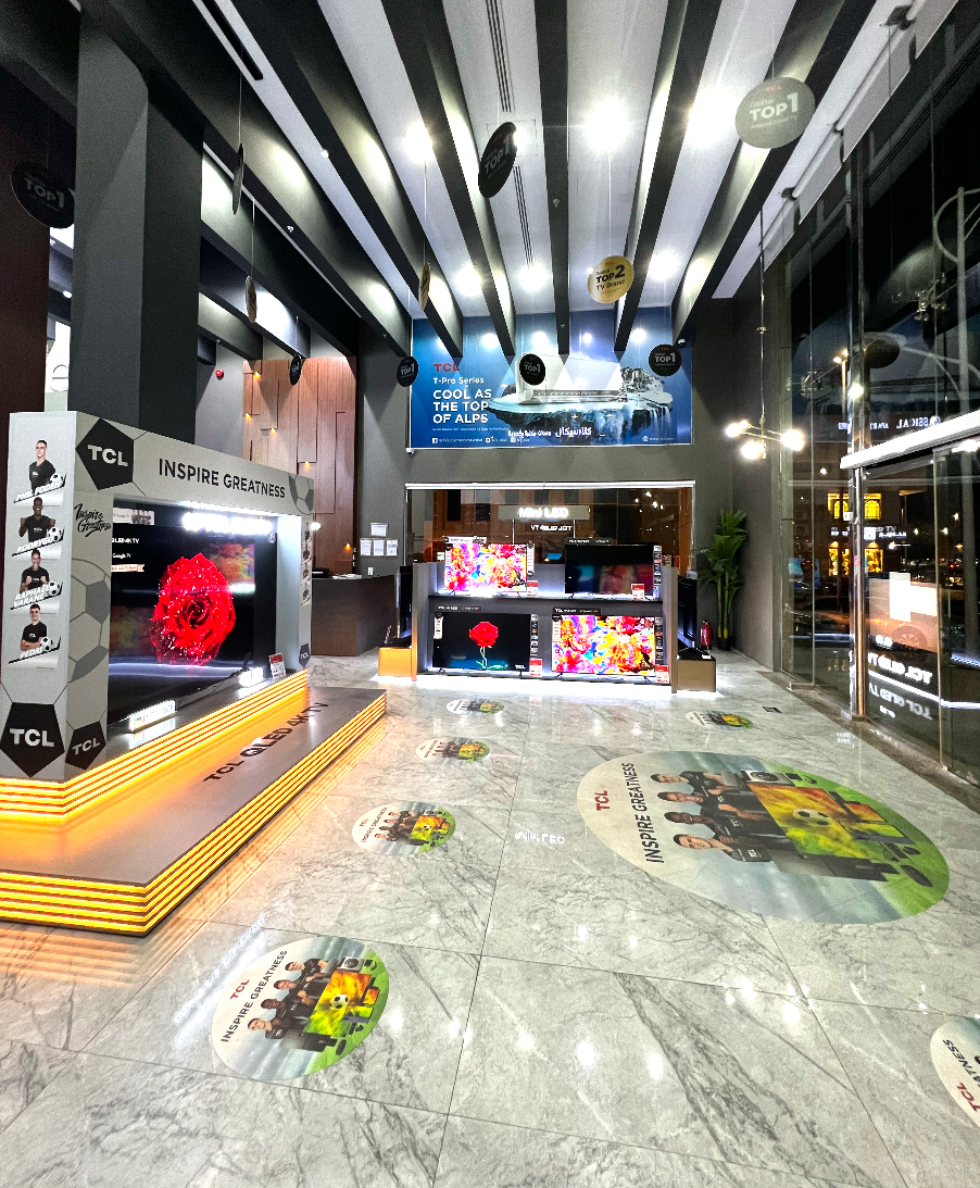 TCL Showroom Branding